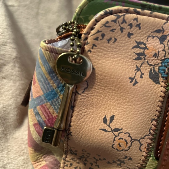 FOSSIL Patchwork Leather Handbag - Picture 2 of 6